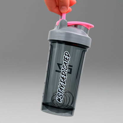 EZ SHAKER #STAYDEDICATED 500ml / Cinza+Rosa