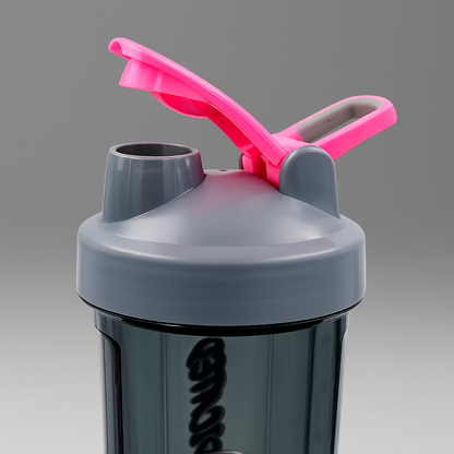 EZ SHAKER #STAYDEDICATED 500ml / Cinza+Rosa